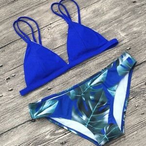 Bikini Set Blue/ Green